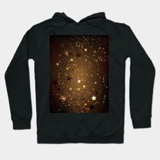 Brown Background with Stars Hoodie